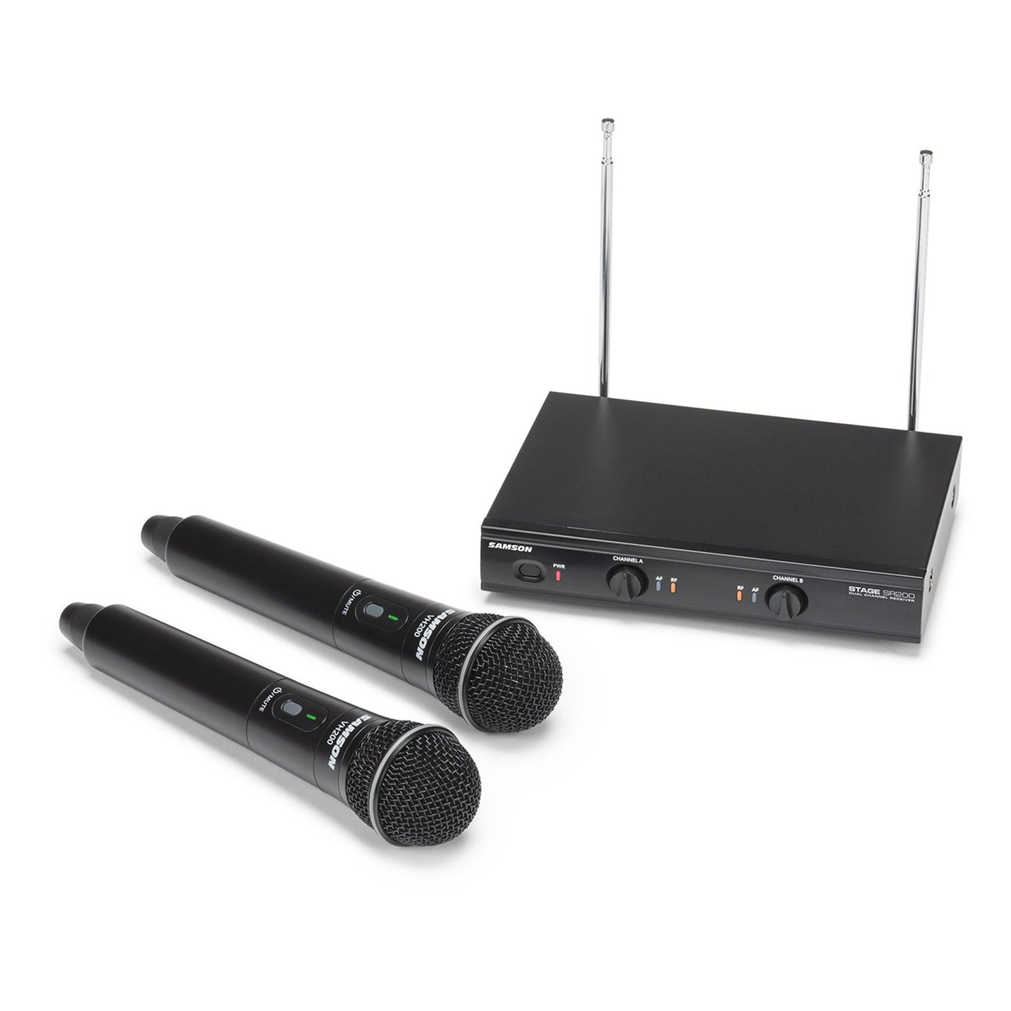 Samson Stage 200 Dual-Channel Handheld VHF Wireless System (Channel D)