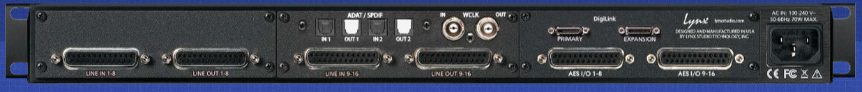 Lynx Studio Technology LYN-AN16D16A-HD2 Aurora (n) 16 ProTools HD AD/DA Converter