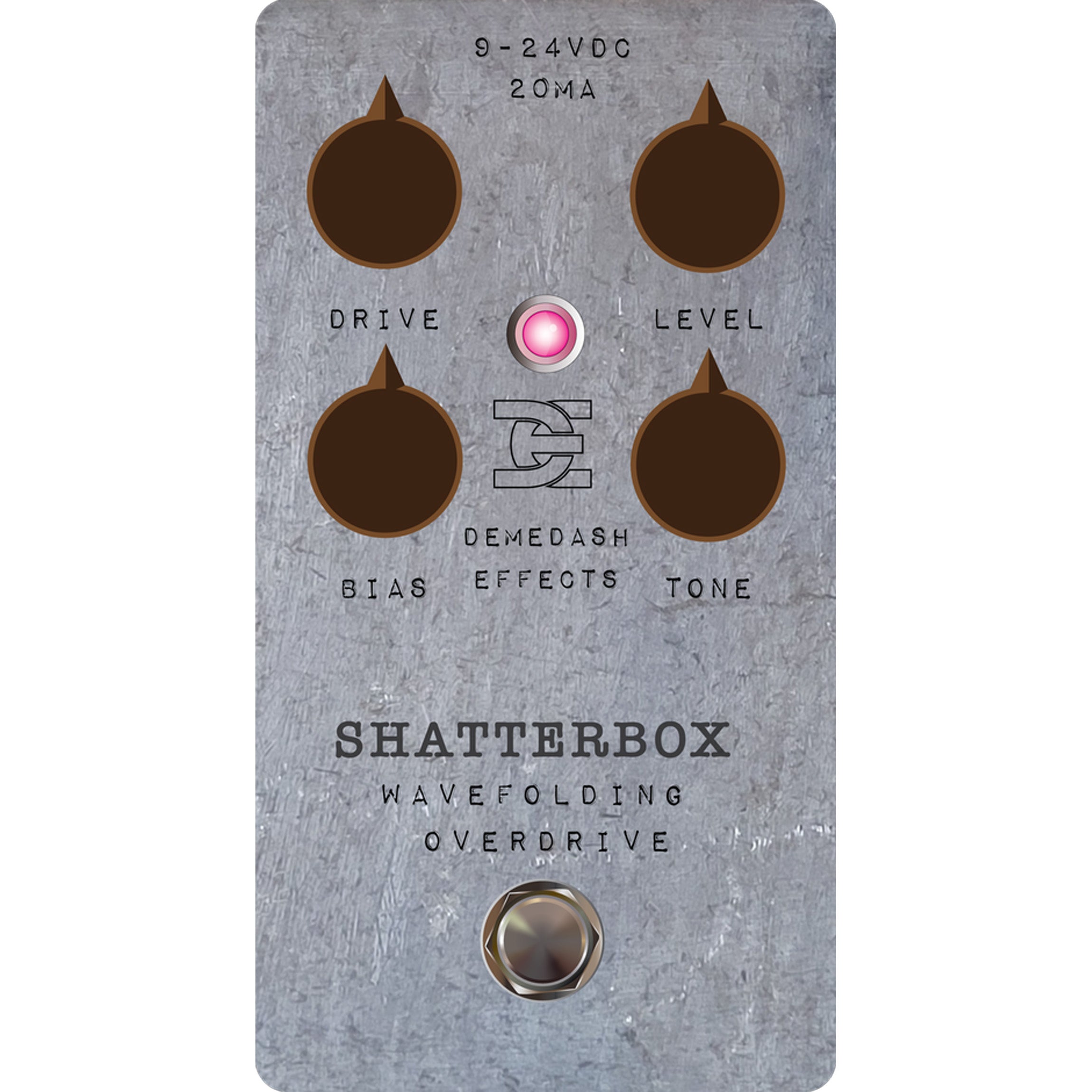 fender acoustic distortion pedal Demedash Effects Shatterbox Wavefolding Overdrive Pedal – Alto Music