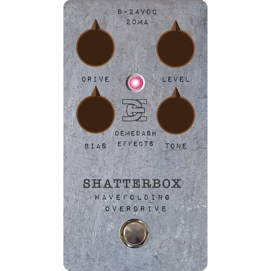 Demedash Effects Shatterbox Wavefolding Overdrive Pedal