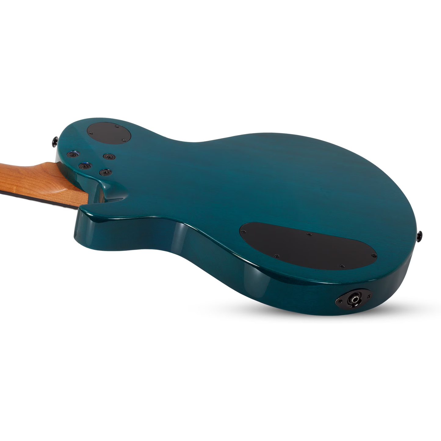 Schecter Solo-II Standard Electric Guitar - Ocean Blue Burst Burl