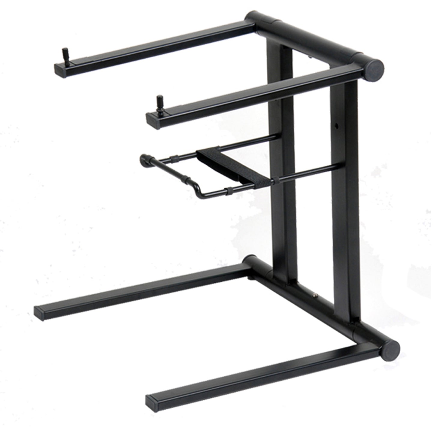 Prox T-LPS600B Foldable Portable Laptop Stand W/Adjustable Shelf - Black