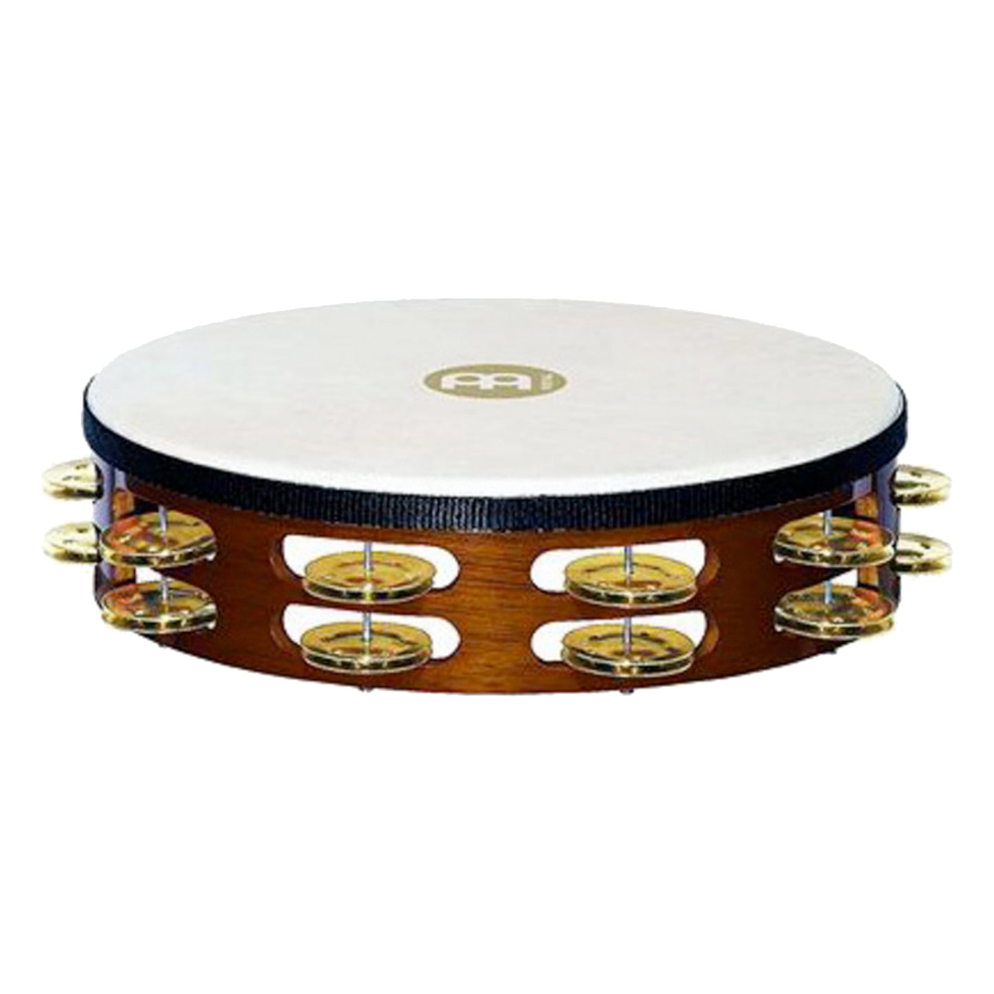 Meinl TAH2B-AB 10" Headed Double Row Brass Jingle Tambourine
