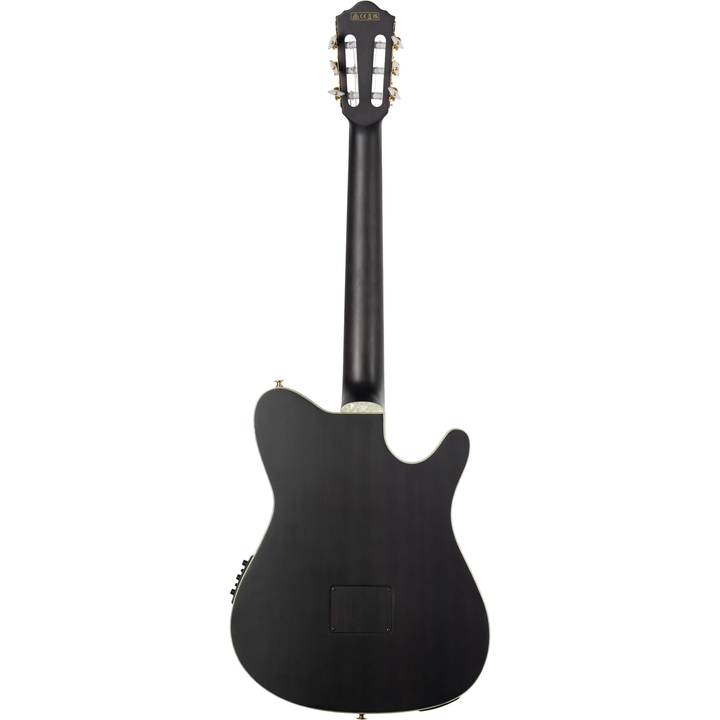 Ibanez TOD10N Left Handed Acoustic Electric Guitar - Transparent Black Flat