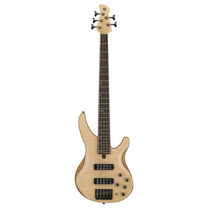 Yamaha TRBX60FMNS 5 String Bass with Flame Maple Top in Natural