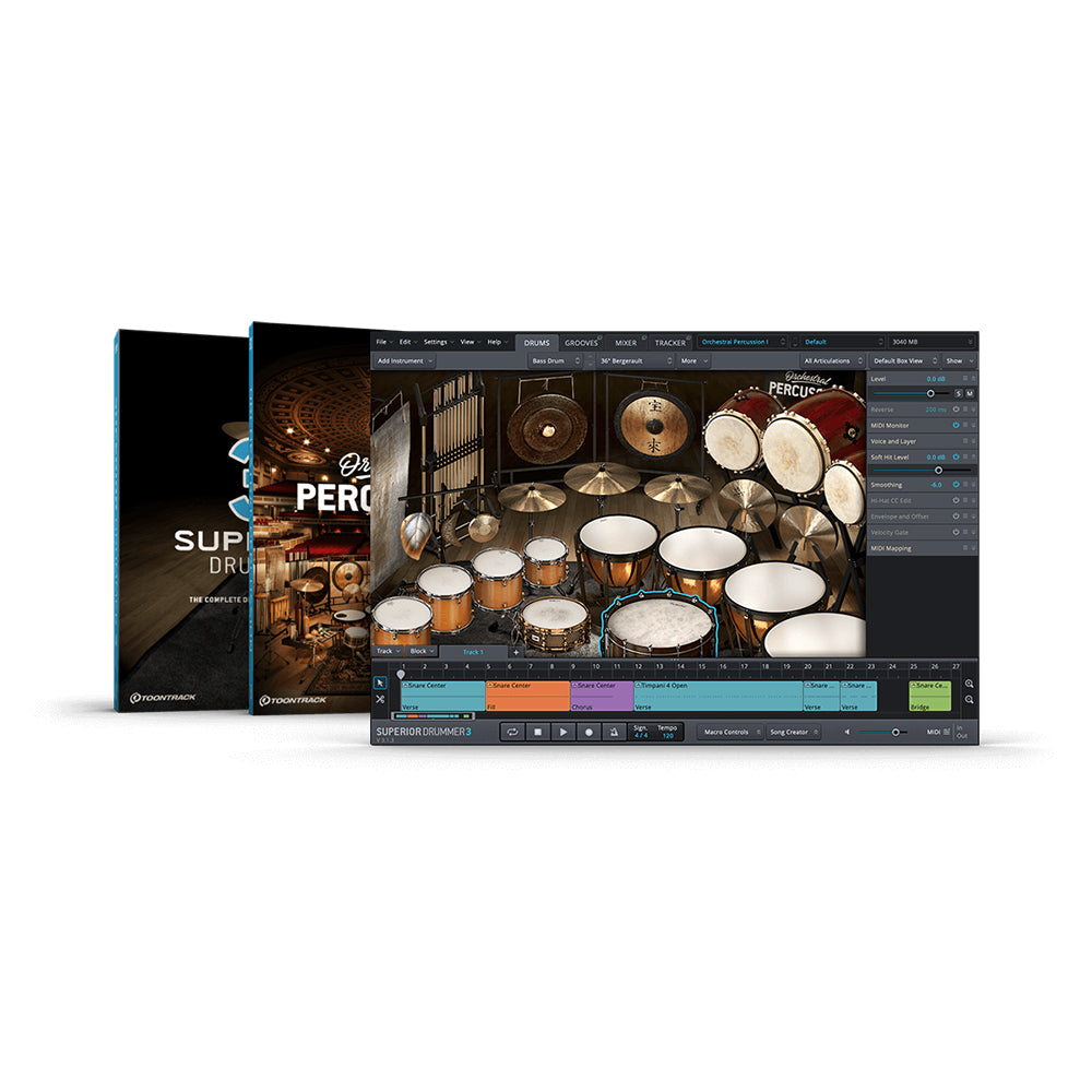 Toontrack Superior Drummer 3 Orchestral Edition