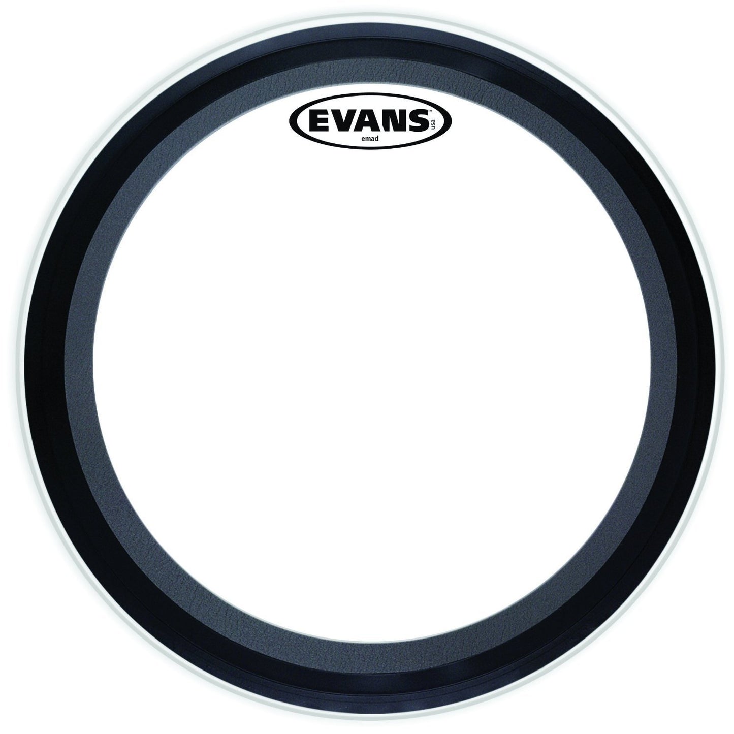 Evans EMAD Clear Tom Hoop Drum Head, 16"