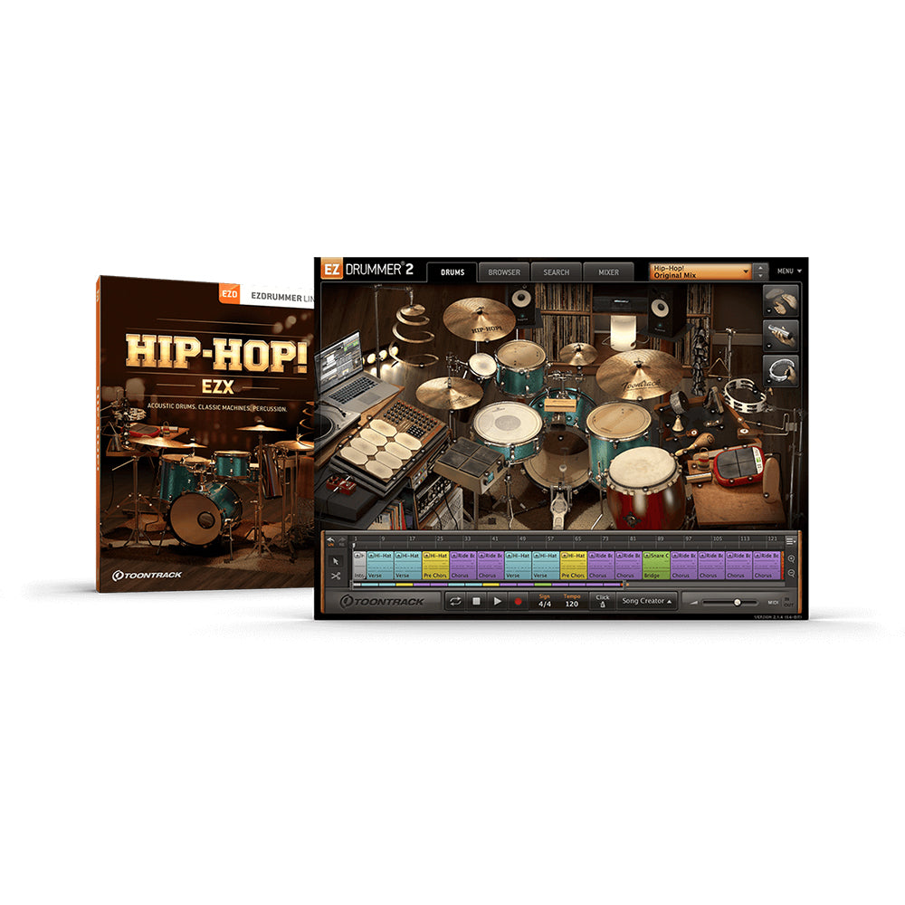 Toontrack Hip Hop EZX Expansion for EZ Drummer