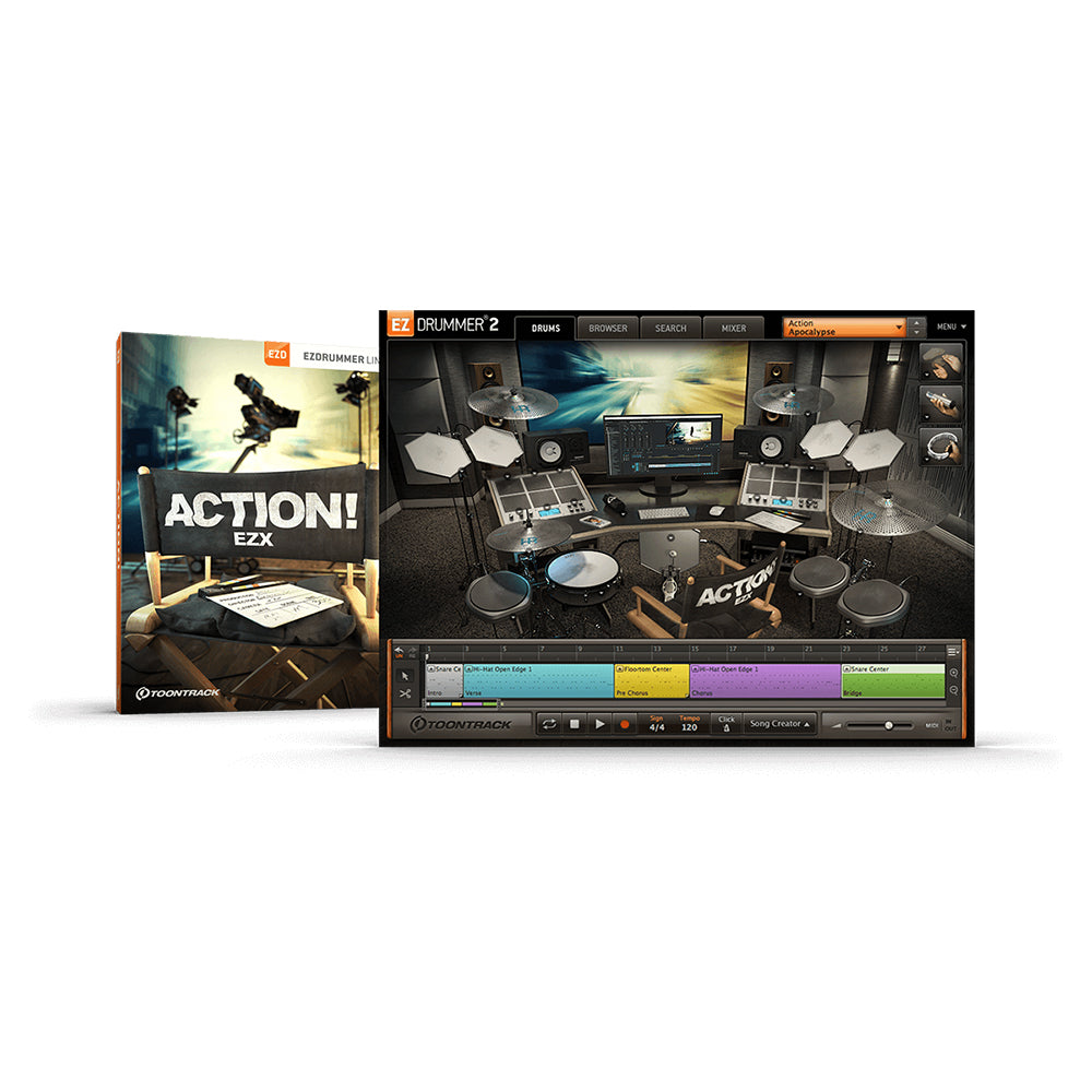 Toontrack Action EZX Expansion for EZ Drummer