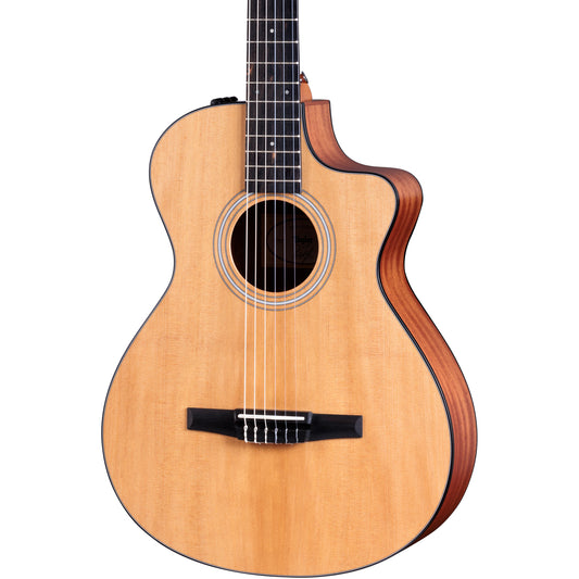 Taylor 112ce-N Nylon-String Layered Sapele Acoustic Electric Guitar - Natural
