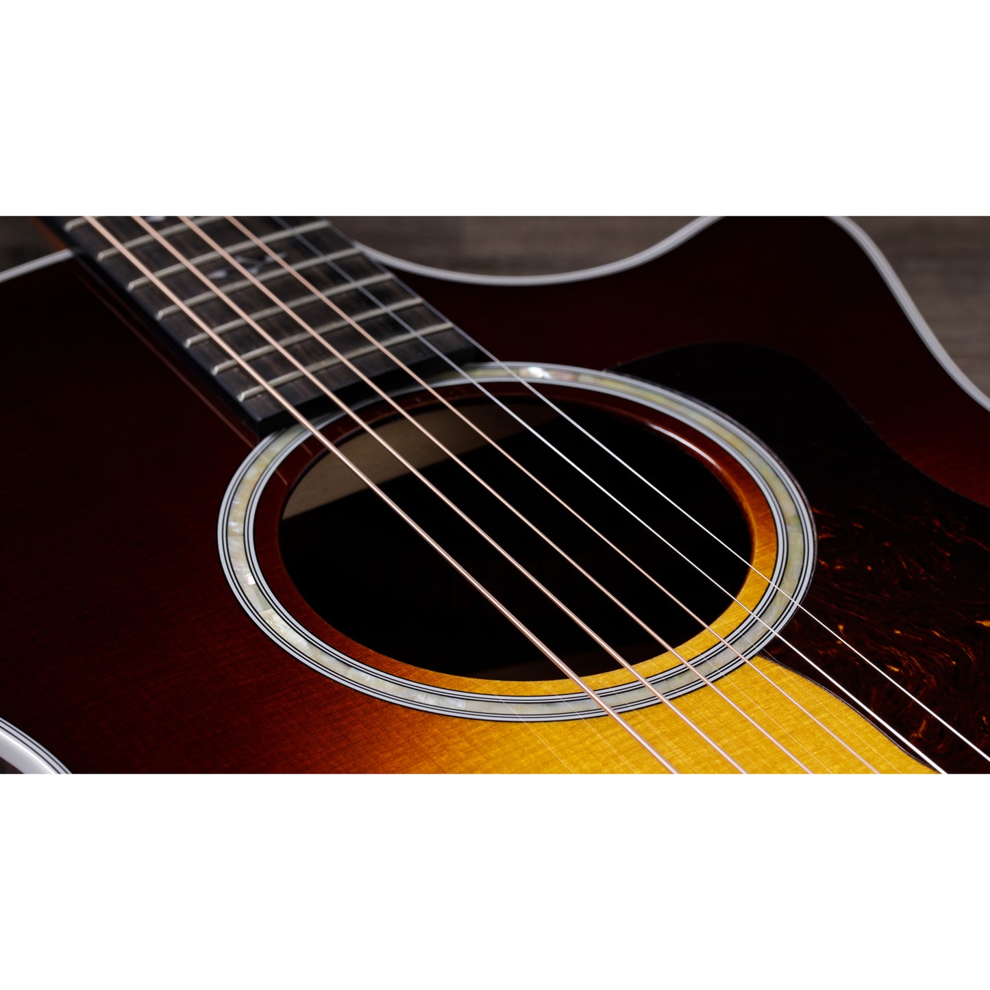 Taylor 414CE-R Grand Auditorium Acoustic Electric Guitar, Tobacco Burst