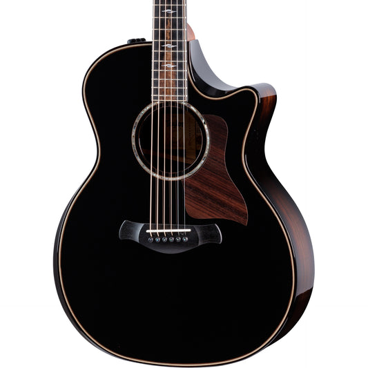 Taylor 814ce Builder’s Edition Acoustic Electric Guitar, Blacktop