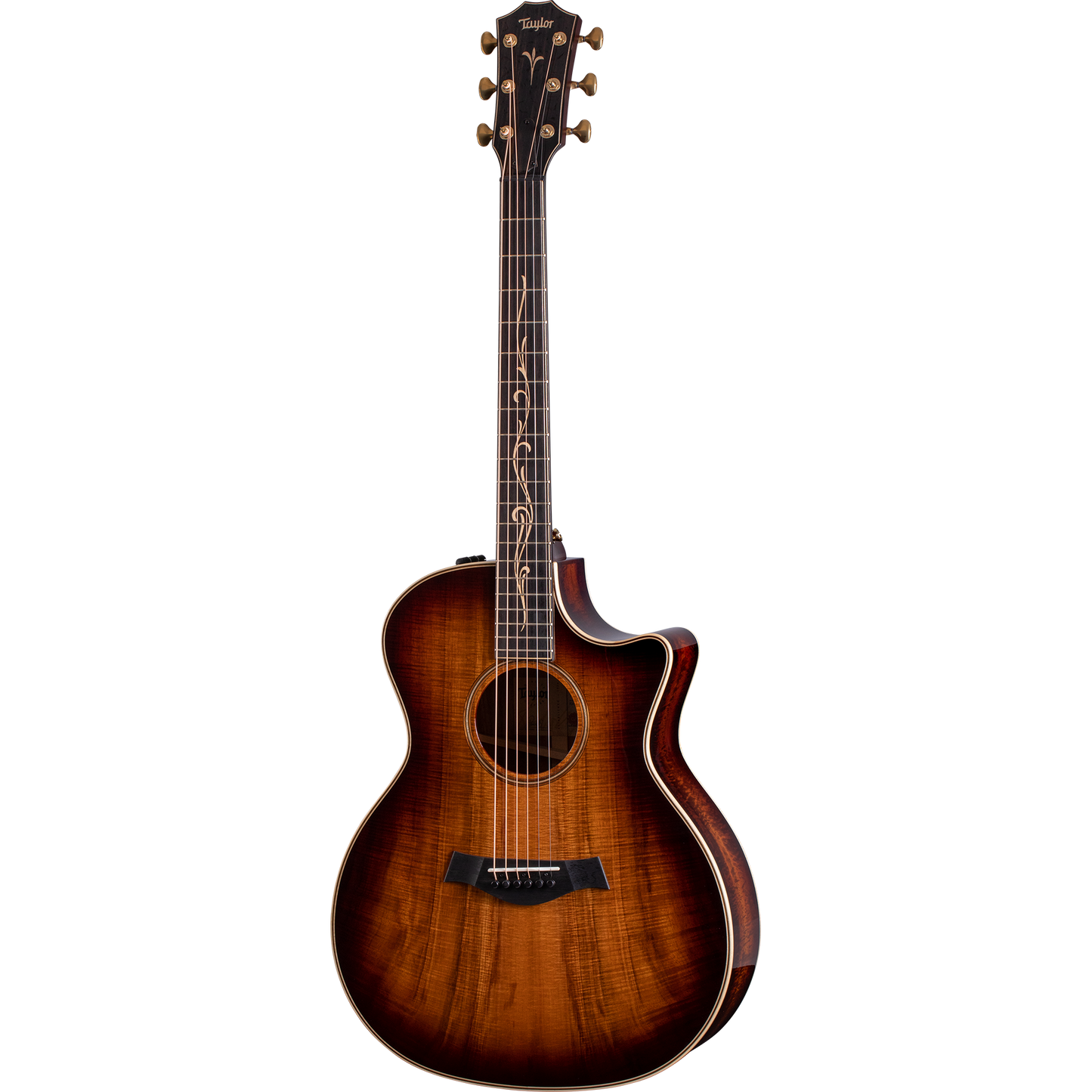 Taylor K24ce All Koa Grand Auditorium Acoustic Electric Guitar, Shaded Edgeburst