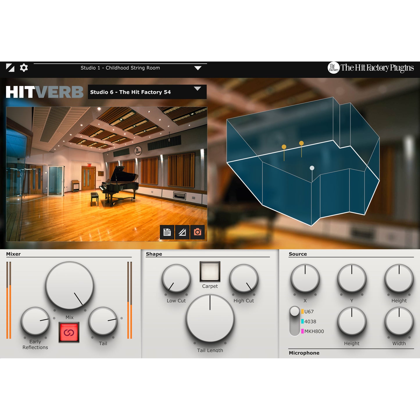 Hit factory Plugins Hitverb Reverb Plug in