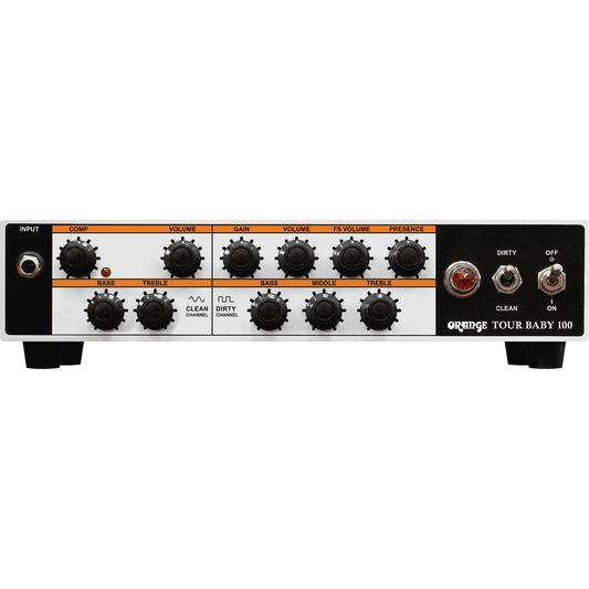 Orange Tour Baby 100 Watt Twin Channel Head Amp
