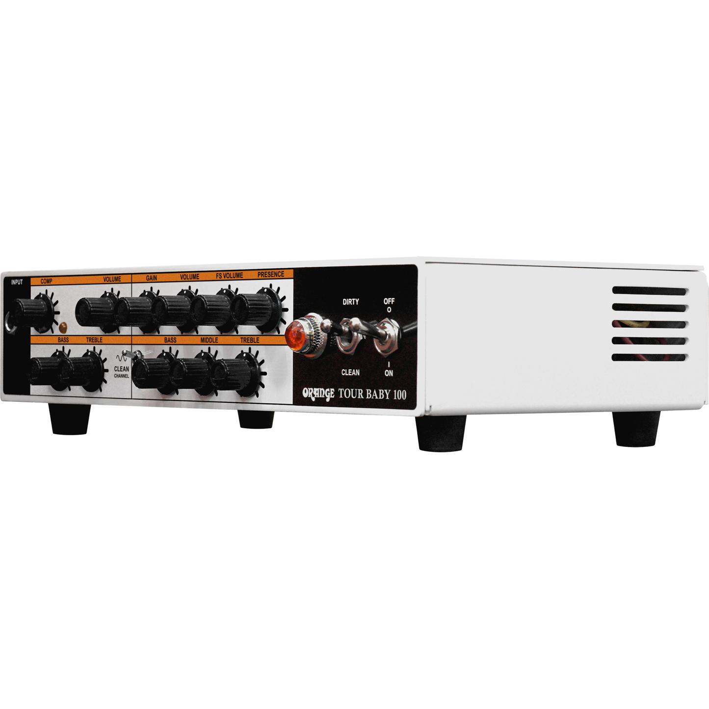 Orange Tour Baby 100 Watt Twin Channel Head Amp