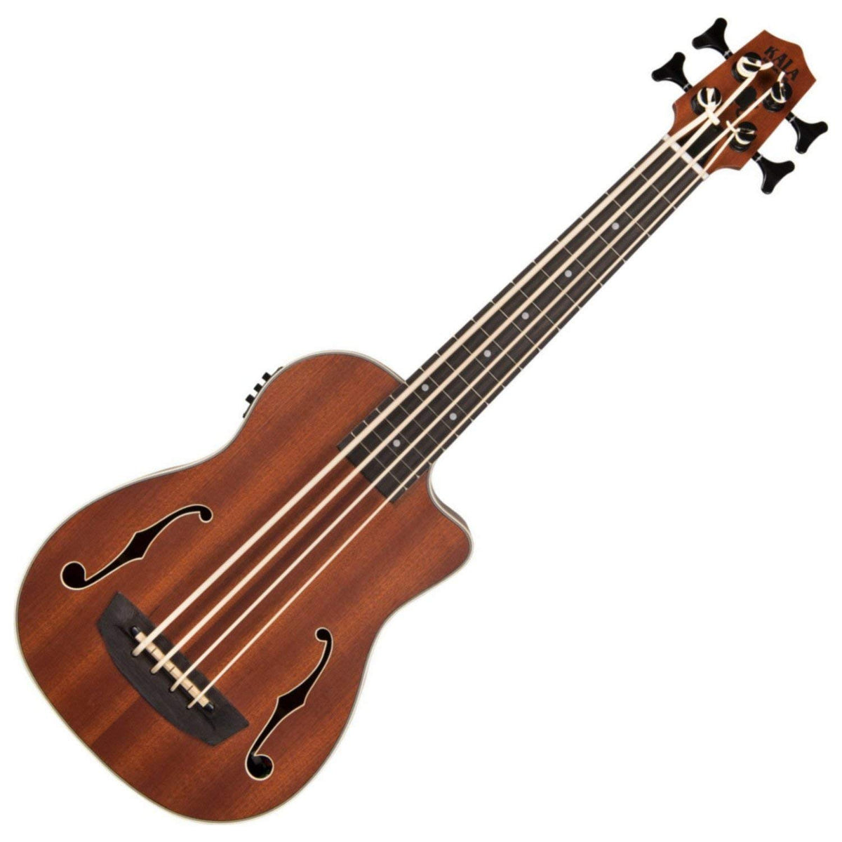 Kala Journeyman Acoustic-Electric U-Bass with F-Holes