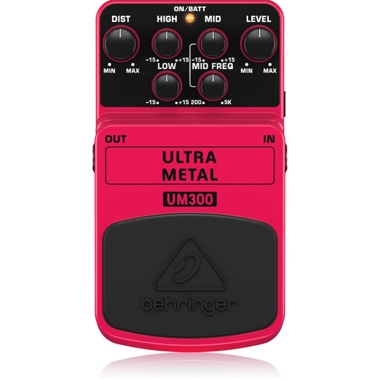 Behringer UM300 Heavy Metal Distortion Effects Pedal