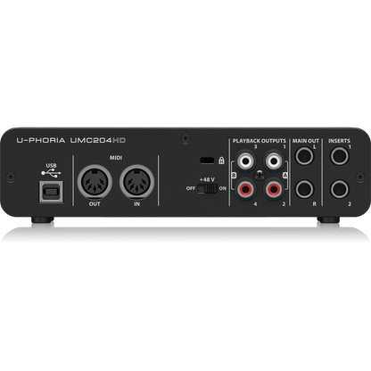 Behringer U-PHORIA UMC204HD USB 2.0 Audio Interface
