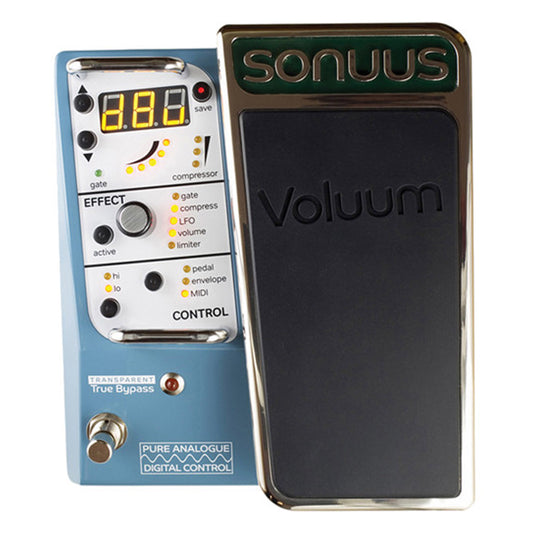 SONUUS Voluum Analogue Volume Effects Pedal with Digital Control