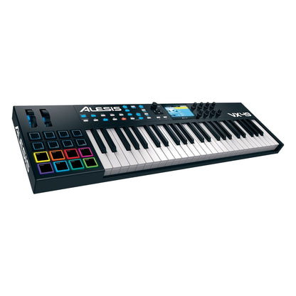 Alesis VX49 | 49-Key USB MIDI Keyboard & Drum Pad Controller W/Color Screen (VX49)
