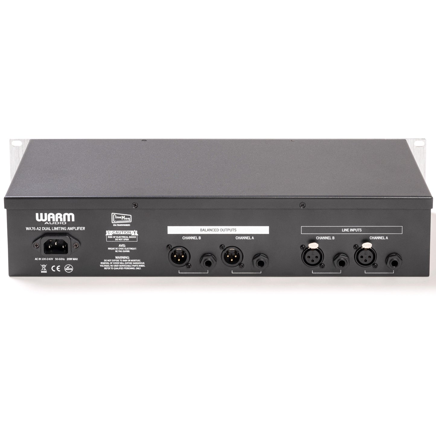 Warm Audio WA76-A2 Dual Channel Vintage-Voiced Discrete FET Compressor