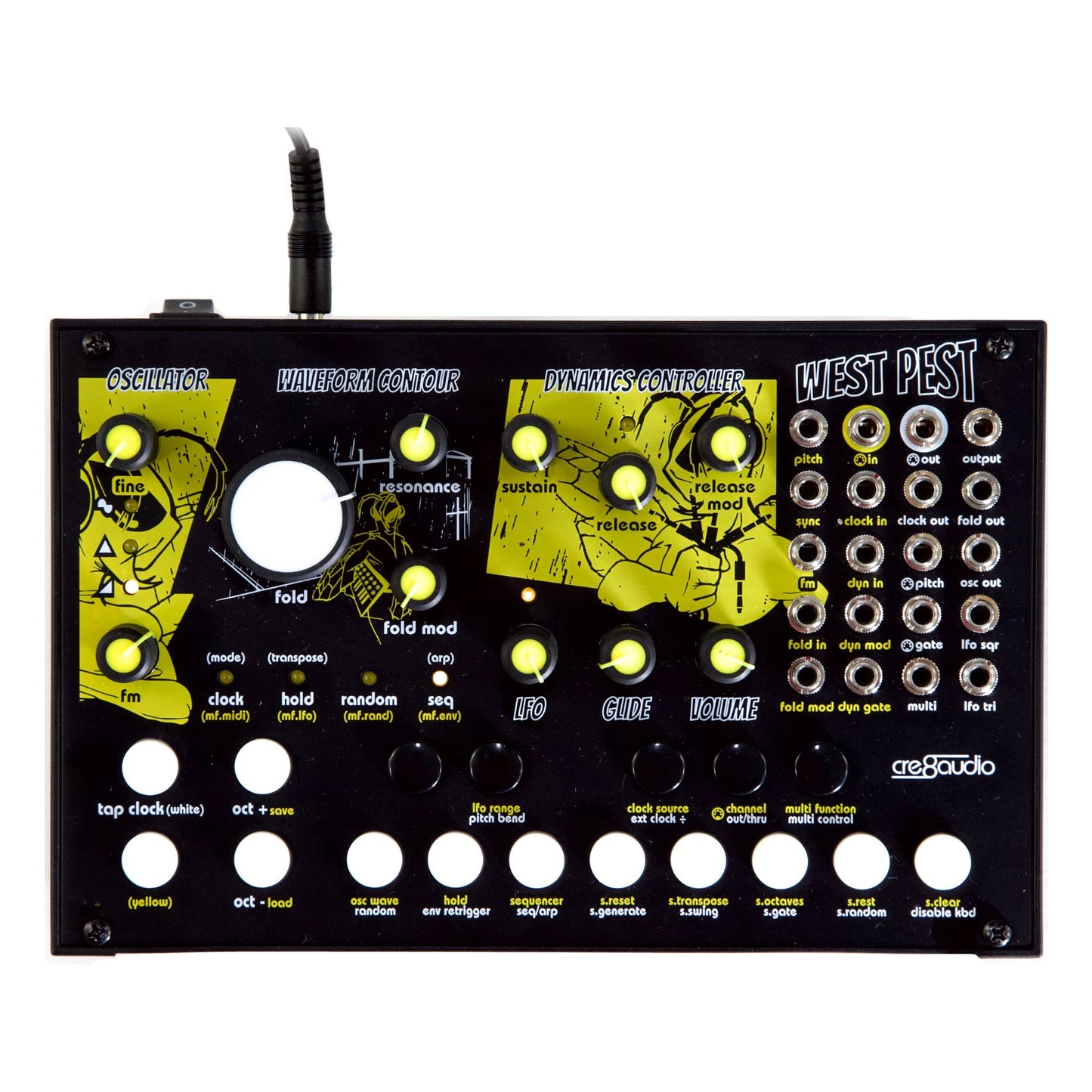 Cre8audio West Pest West Coast Style Desktop Synthesizer