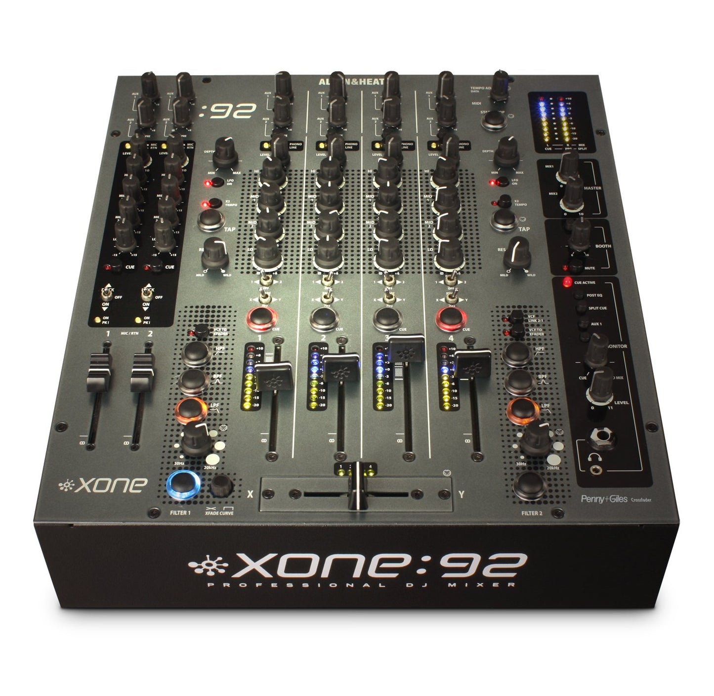 Allen & Heath Xone:92 Fader Professional 6-Channel Club/DJ Mixer