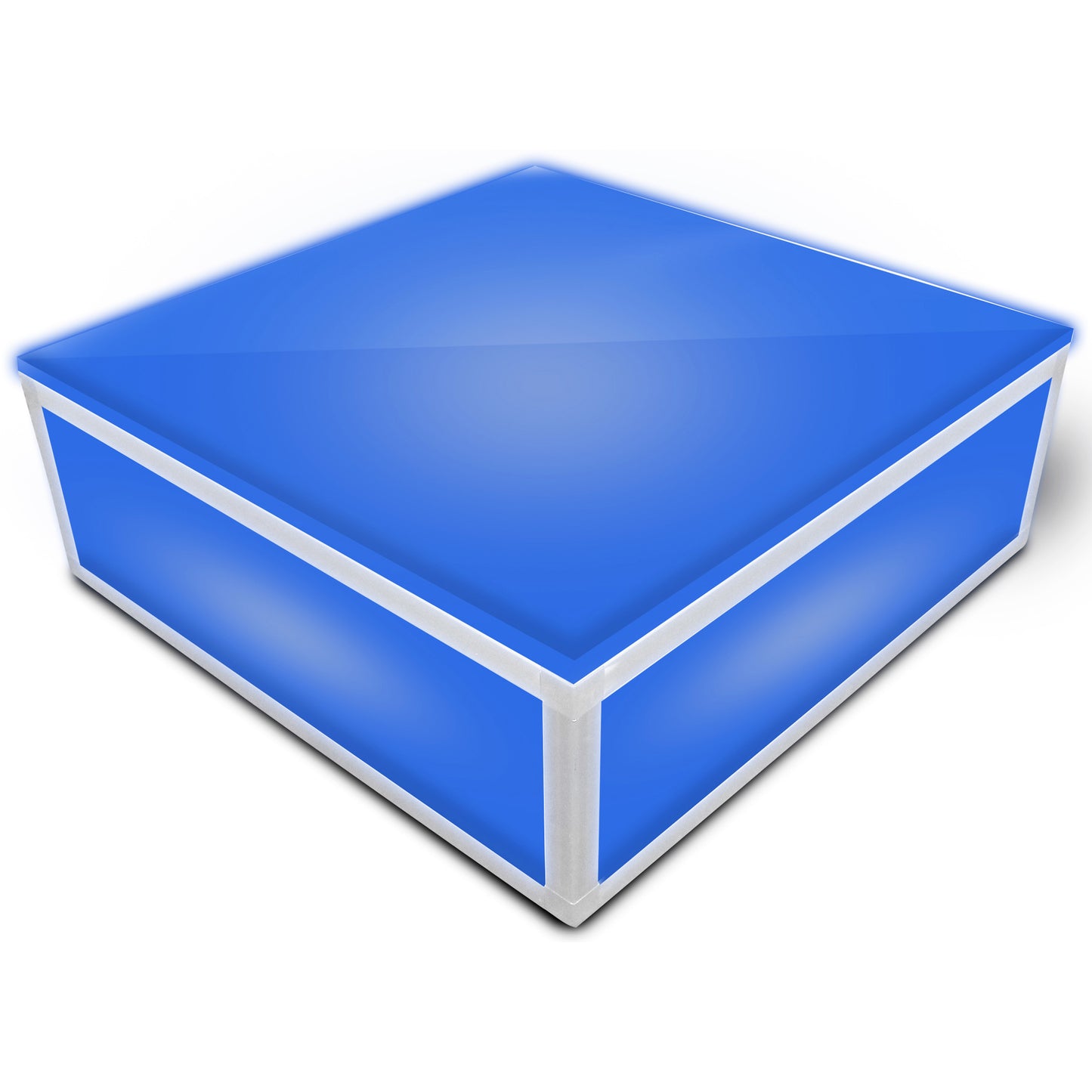 ProX XSA-2X2-8 Lumo Stage Acrylic Stage 2'x'2x8" Platform Cube Light Box Section - Includes (2) Panels