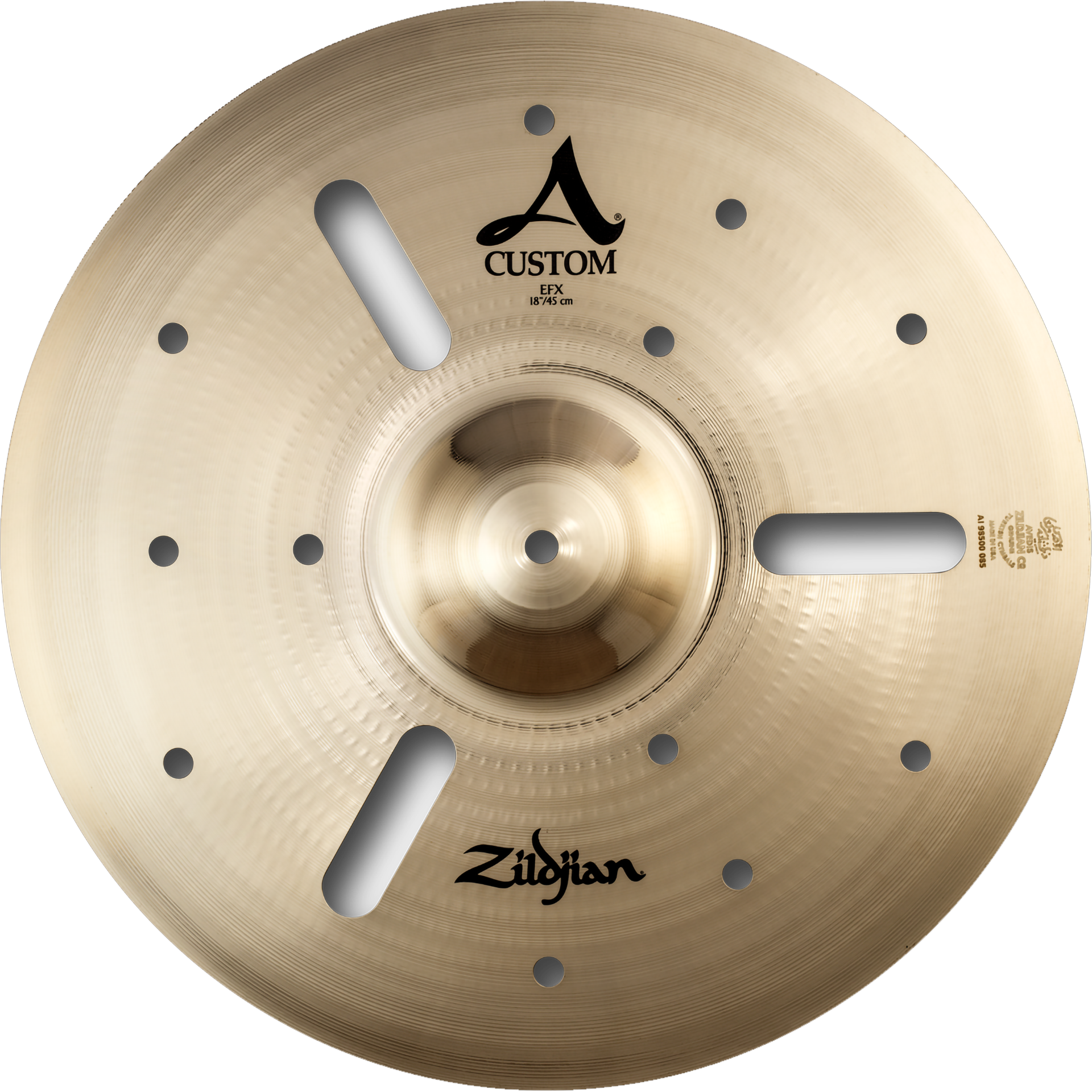 Zildjian 18 A Custom EFX Crash Cymbal Alto Music