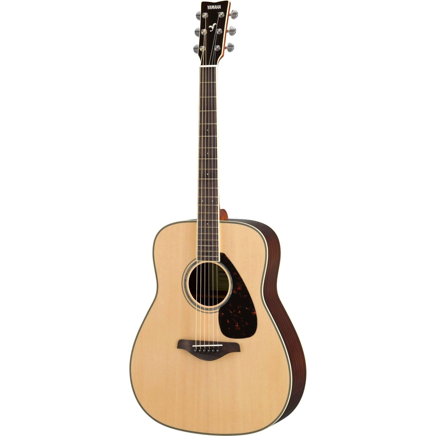 Yamaha FG830 Solid Top Acoustic Guitar, Natural