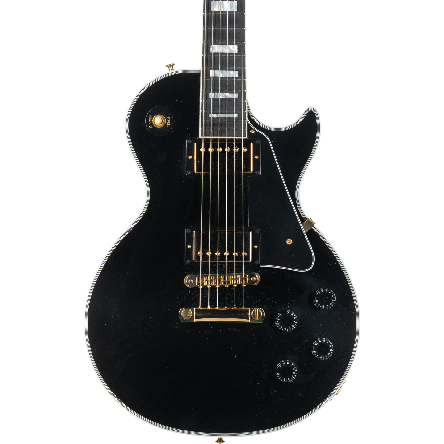Gibson 2021 Les Paul Custom Electric Guitar w/ Ebony Fingerboard - Ebony