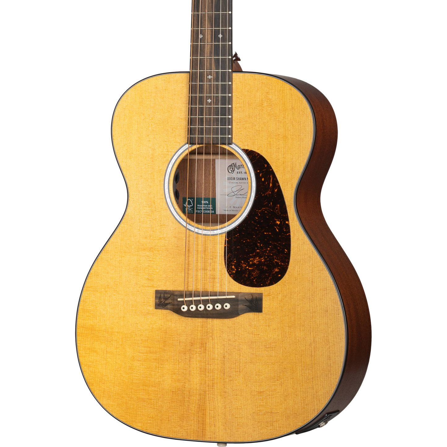 Martin 000JR-10E Shawn Mendes Acoustic Electric Guitar - Antique Toner