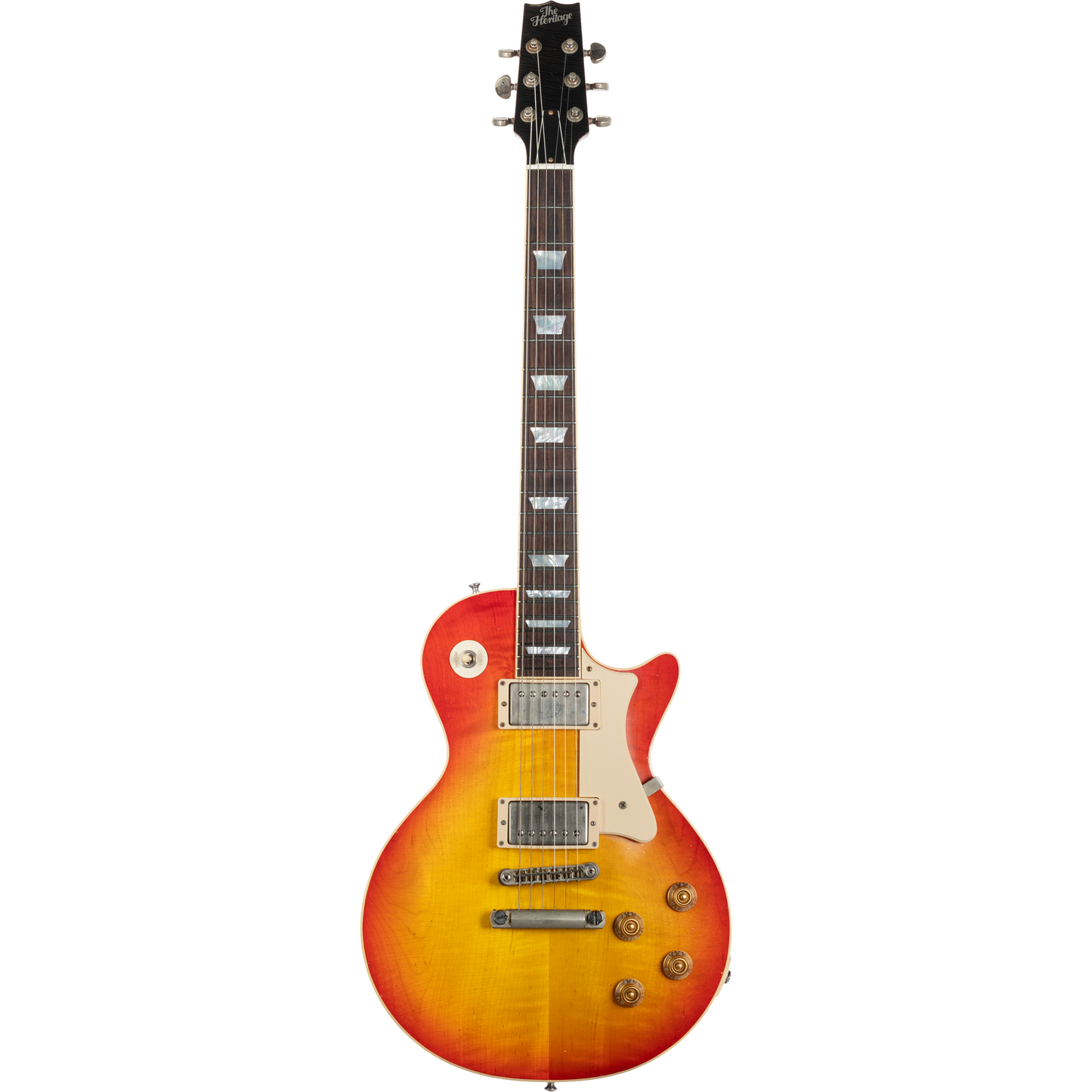 Heritage H-150 Artisan Aged Plain Top Electric Guitar - Cherry Sunburst