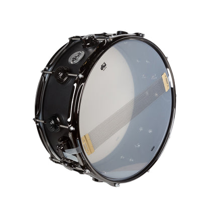 Drum Workshop 3mm 5.5”x14” Aluminum Black Powder Coated Snare Drum w/BN Hardware