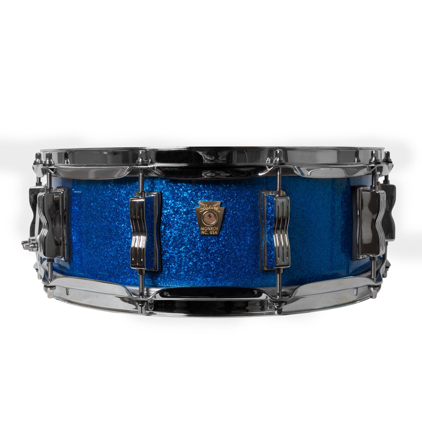 Ludwig Classic Maple 5x14 Snare Drum - Blue Sparkle