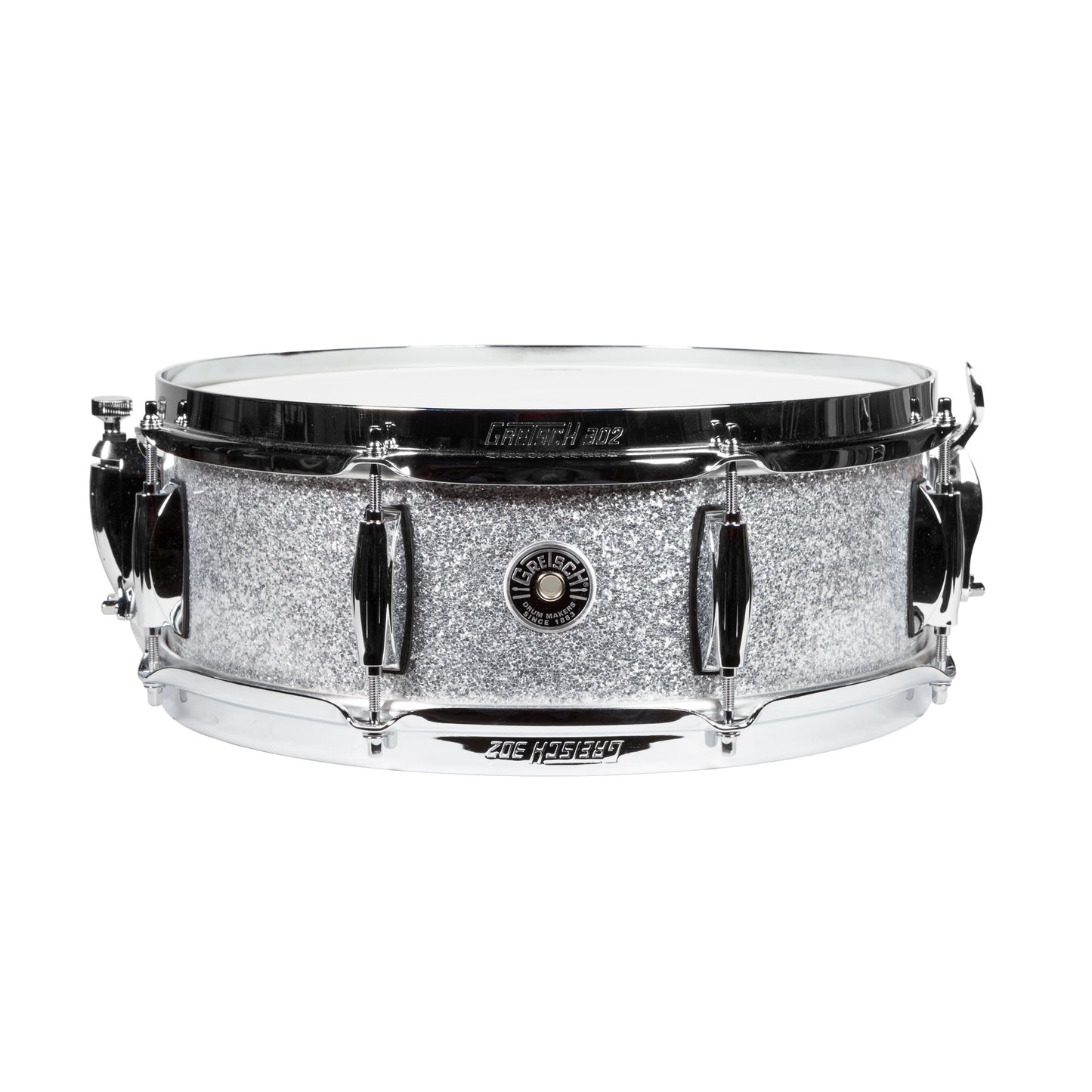 Gretsch Brooklyn Series 5x14 Snare Drum in Silver Sparkle