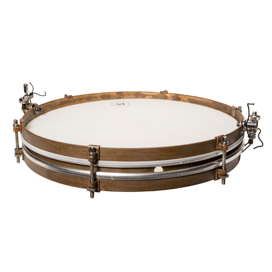 A&F Drum Company 1.5x14 Brass Pancake Snare Drum