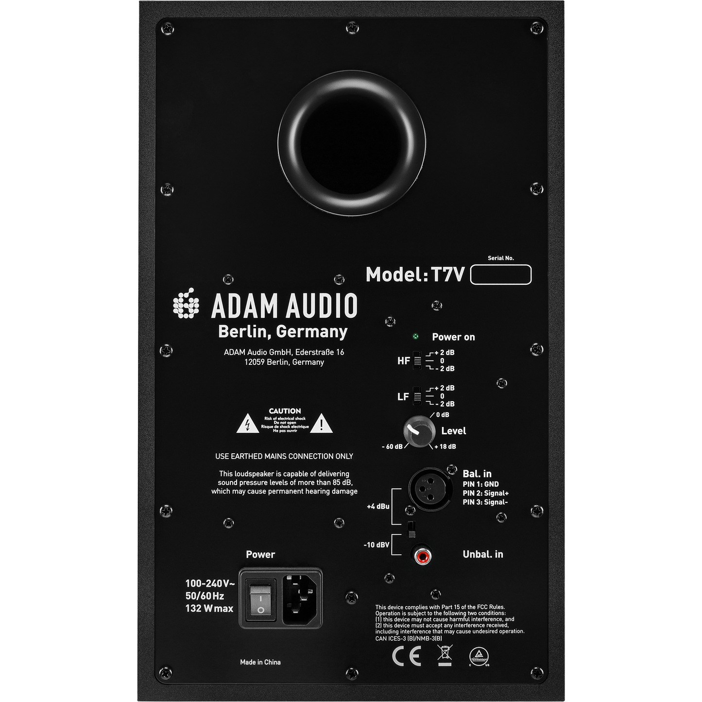 Adam Audio T7V T-Series Active Nearfield Monitor (Single)