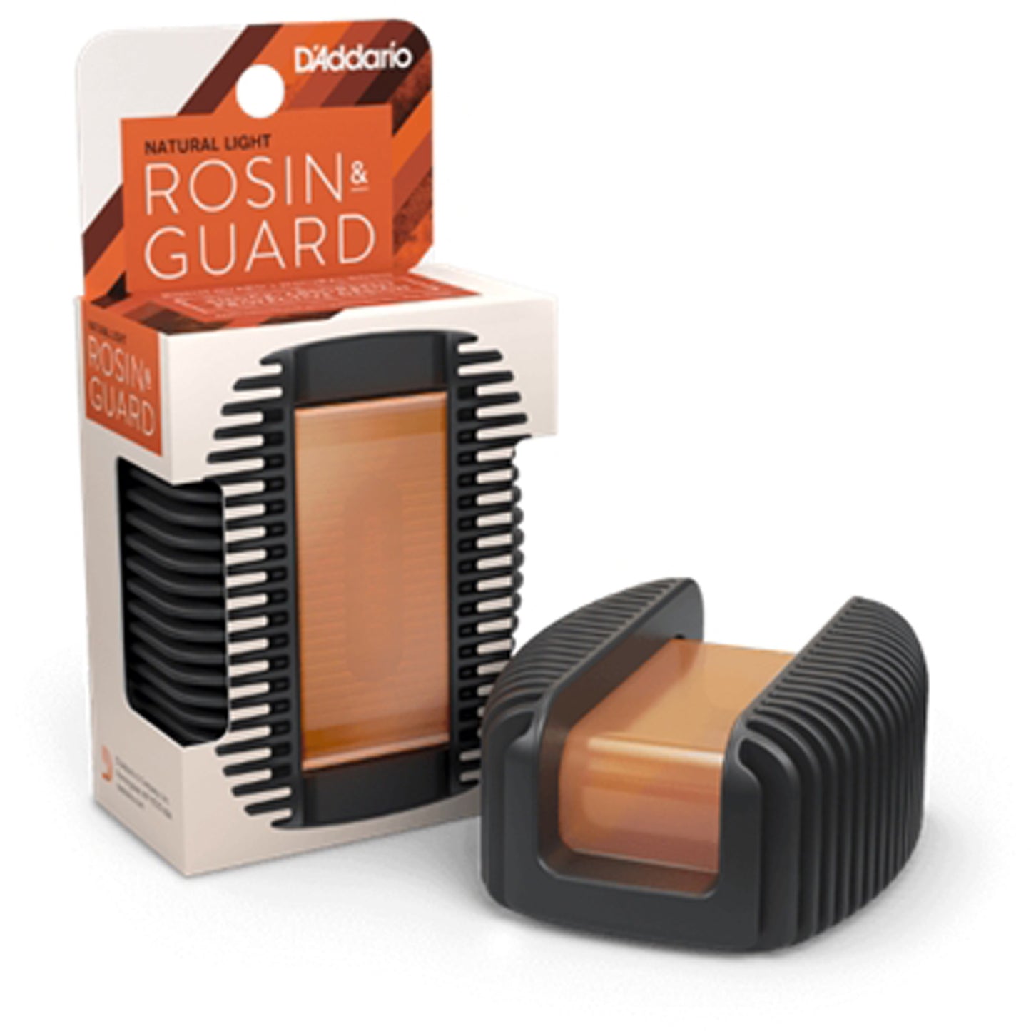 D'Addario Rosin Guard with Natural Light Rosin DRGBK-VR200