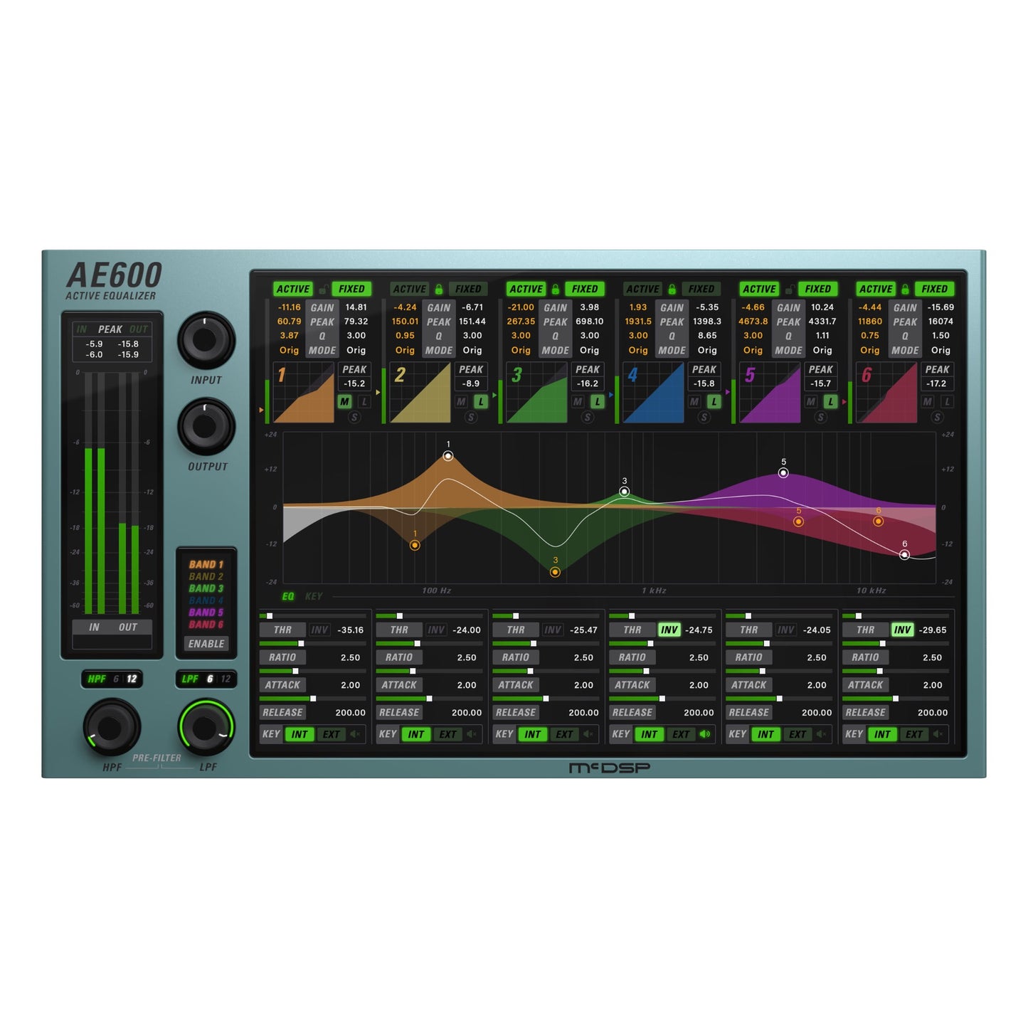 McDSP AE600 Active EQ HD (M-PI-AX)