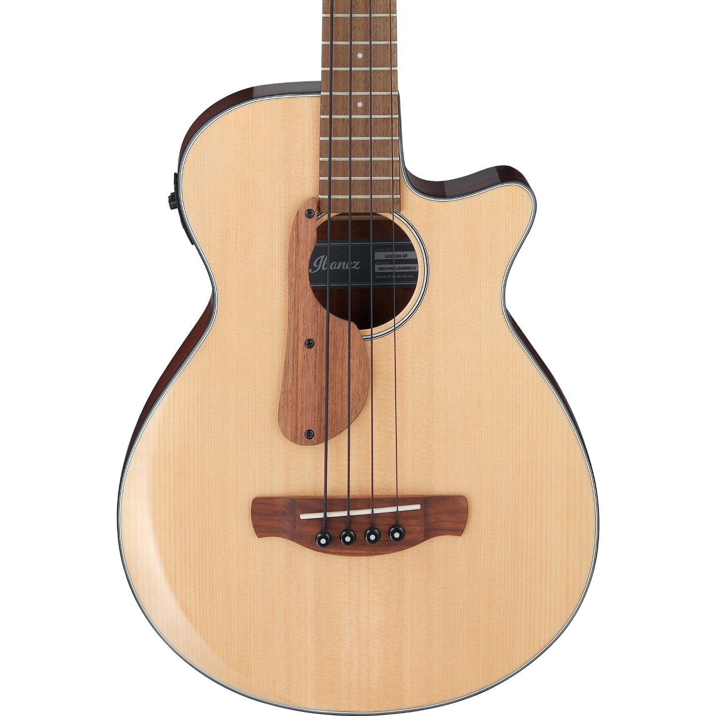 Ibanez AEGB30ENTG Acoustic Electric Bass Guitar, Natural