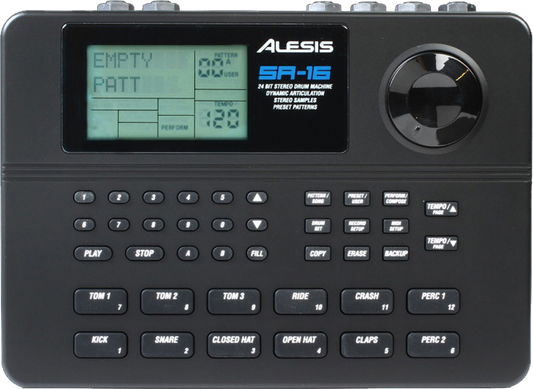 Alesis SR16 16-Bit Drum Machine with Natural Drum Sounds