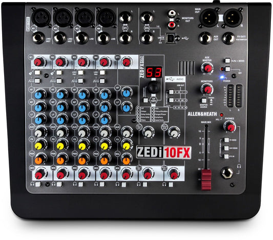Allen & Heath ZEDi-10FX 10-Channel Analog Mixer w/ Effects