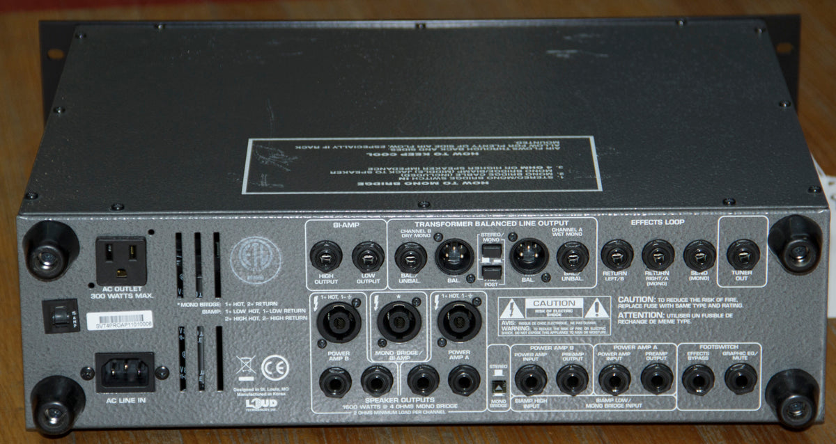 Ampeg SVT-4 Pro Bass Amp