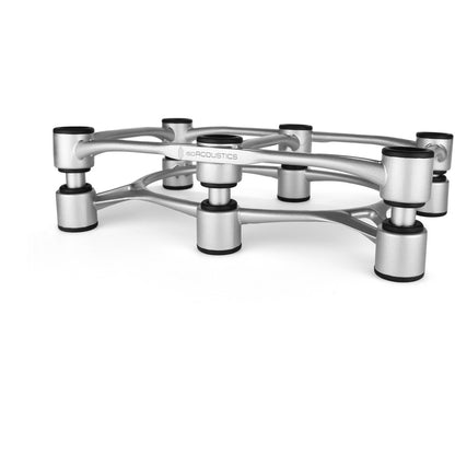 IsoAcoustics Aperta 300 Isolation Speaker Stands - Silver
