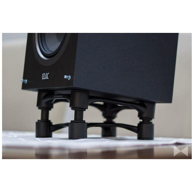 IsoAcoustics Aperta Isolation Speaker Stands - Black - Pair