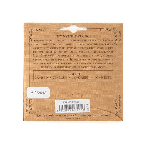 Aquila 4U Nylgut Soprano Ukulele String Set