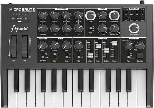 Arturia Microbrute 25-Note Minikey Analog Synthesizer