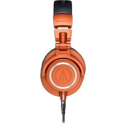 Audio Technica ATH-M50X Bluetooth in Limited Lantern Glow Metallic Orange